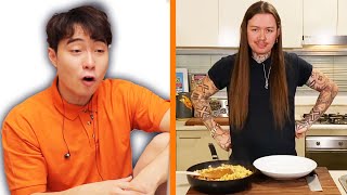 Uncle Roger Review AUSTRALIAN EGG FRIED RICE [upl. by Auhoj798]