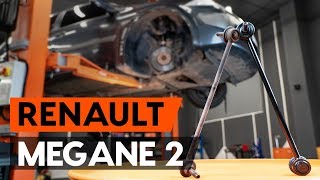 Hoe een voorste stabilisatorstang vervangen op een RENAULT MEGANE 2 LM HANDLEIDING AUTODOC [upl. by Cowey861]