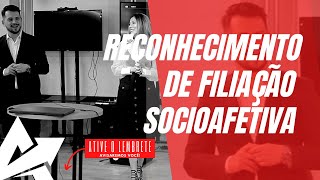 DIREITO DE FAMÍLIA Reconhecimento de filiação socioafetiva [upl. by Malinowski]