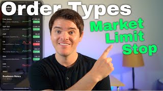 Stock Market Order Types Explained Market Limit Stop Stop Limit Trailing Stop [upl. by Asha]