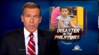 Typhoon Haiyan Disaster NBCNightlyNews 11112013 [upl. by Clotilde]