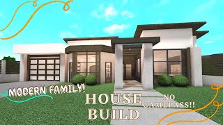 25KBLOXBURG MODERN HOUSEBUILD NO GAMEPASS [upl. by Dibbrun604]