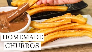 Homemade Churros  Pinoy Recipe [upl. by Deelaw]