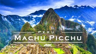 Machu Picchu Peru 🇵🇪  by drone 4K [upl. by Idnal]