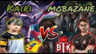 MOBAZANE BTK VS KAIRI ONIC PH 1V1 Game play [upl. by Nairadal]