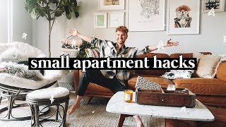 10 SMALL APARTMENT DECORATING TIPS  HACKS  Lone Fox [upl. by Yesor148]