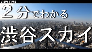 【２分で解説】渋谷スカイ とは？観光地紹介東京旅行デートおすすめ見どころ料金アクセス [upl. by Erdnuaed]