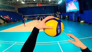 Volleyball first person  Wing Spiker  Highlights  VC Fakel POV [upl. by Damara]