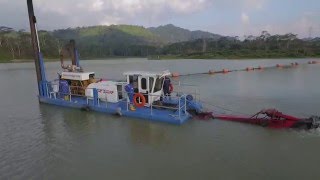 River Dredging with an Ellicott 370 Dragon Dredge [upl. by Ramalahs780]