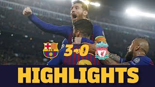 BARÇA 30 LIVERPOOL  Match highlights [upl. by Atirb]