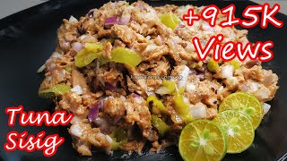 HOW TO COOK THE EASIEST TUNA SISIG RECIPE [upl. by Ammej]