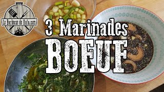 3 Marinades de Boeuf pour le barbecue [upl. by Astra]