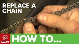 How To Replace A Bicycle Chain [upl. by Wynnie488]