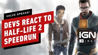 HalfLife 2 Developers React to 50 Minute Speedrun [upl. by Kev]