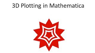 3D Plotting in Mathematica [upl. by Raffaello]