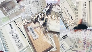 🍑 a huge cute and affordable stationery haul  SHEIN [upl. by Nirrej897]