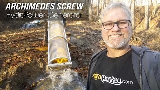 Archimedes Hydropower Screw Generator [upl. by Scevour]