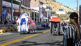 Outhouse Races Virginia City Nevada [upl. by Hamon11]