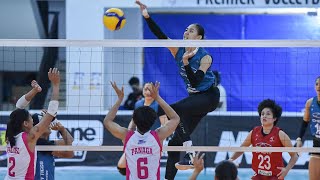 Top 10 Spikes  Jaja Santiago  2021 PVL Open Conference [upl. by Idas]