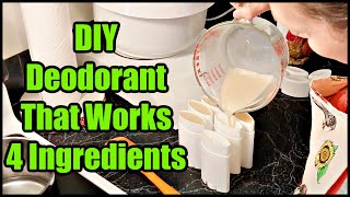 DIY All Natural Deodorant at Home Just 4 Ingredients [upl. by Ybot]