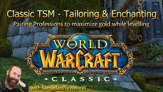 WoW Classic TSM  Enchanting and Tailoring  Early Levels [upl. by Forester]