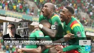 CAN2022  Le Cameroun de TokoEkambi trop fort pour la Gambie 20 • FRANCE 24 [upl. by Warfore]