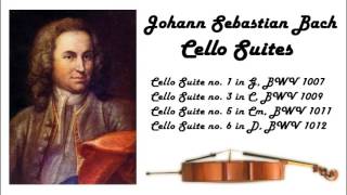 Johann Sebastian Bach  Cello suites in 432 Hz great for reading or studying [upl. by Adnor]