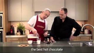 How to make a hot chocolate using an aerolatte milk frother [upl. by Vance]