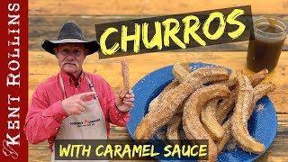 Homemade Churros with Caramel Dipping Sauce [upl. by Leyla]