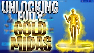 UNLOCKING FULLY GOLD MIDAS What Level Do You Get The FULLY Gold Midas Style [upl. by Hoang]