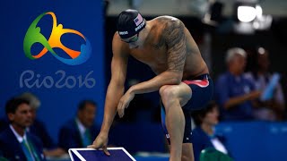 Caeleb Dressel 100m freestyle underwater view 2016 RIO Olympics [upl. by Arv]