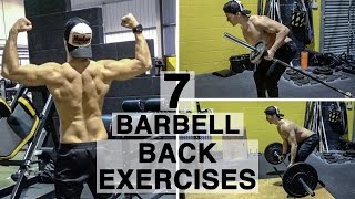 7 Barbell Back Exercises [upl. by Peisch]