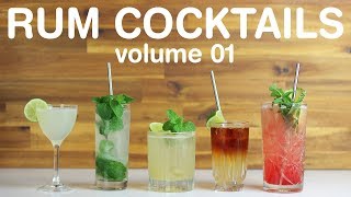 BEST RUM COCKTAILS  volume 01 [upl. by Lynn]