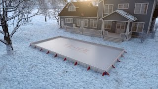 EZ ICE The 60 Minute Backyard Rink ™ [upl. by Svetlana]