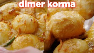 How to make Dimer Korma recipe [upl. by Tildy]