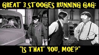 Great 3 Stooges Running Gag quotIs That You Moequot [upl. by Dinsmore]