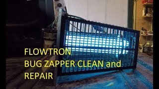 Cleaning and repairing a Flowtron Bug Zapper [upl. by Ameline]