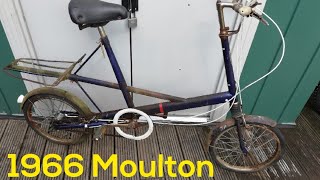 1966 Moulton vintage cargo bike [upl. by Nallek]