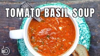 The Best Roasted Tomato Basil Soup [upl. by Elleniad]