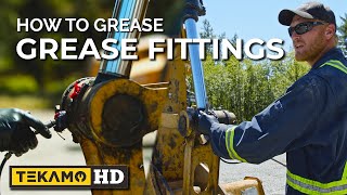 He Greases Excavator Fittings In UNDER 4 MINUTES [upl. by Kenyon]