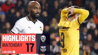 Resumen de Valencia CF vs FC Barcelona 11 [upl. by Amocat]