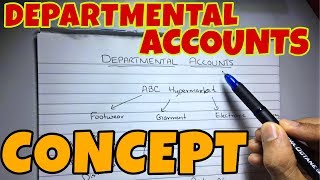 1 Departmental Accounts  Concept Financial Accounting  By Saheb Academy [upl. by Shih901]