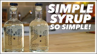 How To MAKE SIMPLE SYRUP amp Rich Syrup For Cocktails [upl. by Delwin]