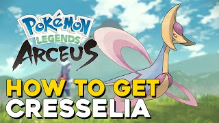 Pokemon Legends Arceus How To Get Cresselia Legendary Pokemon [upl. by Yretsym]