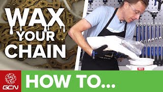 How To Wax A Bicycle Chain  Maintenance Monday [upl. by Aratas416]