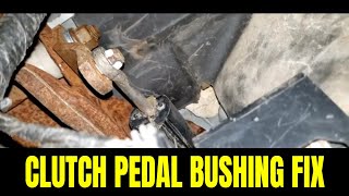 CLUTCH PEDAL BUSHING FIX FOR FORD TRUCKS [upl. by Adnohrahs]