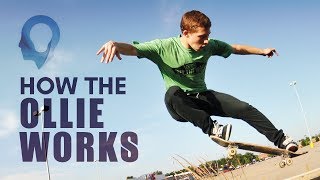 How The Ollie Works The Physics Of Skateboardings Most Common Trick [upl. by Ydassac]