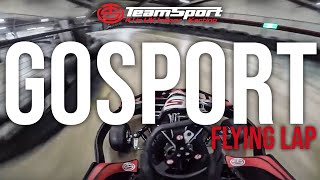 Flying Lap  TeamSport Karting Gosport [upl. by Eifos]