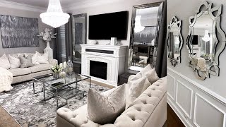 EXTREME LIVING ROOM MAKEOVER  DIY Wall Decor  LGQUEEN Home Decor [upl. by Longfellow]