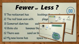 Fewer vs Less  Improve Your Grammar in Minutes  EasyTeaching [upl. by Acinoed]